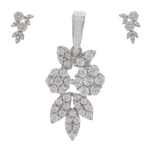 نیم ست پلاک و گوشواره طلا پیوه ژن کد S008