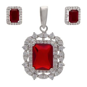 نیم ست پلاک و گوشواره طلا پیوه ژن کد S010