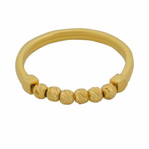 انگشتر طلا گوی دار کد R075