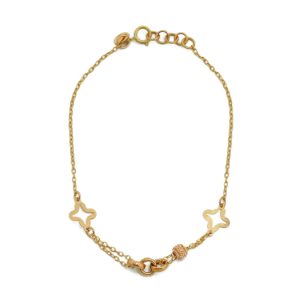 دستبند طلا ستاره دار کد B025