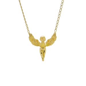 گردنبند طلا طرح فرشته کد N148