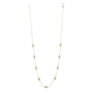 گردنبند طلا مروارید دار کد N155
