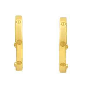 گوشواره طلا طرح کارتیر کد E021